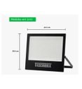 Ver imagem 4 de Refletor Holofote Slim Prova D'água 200w 6500k Preto Bivolt