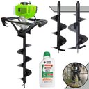 Ver imagem 1 de Perfurador Completo Menegotti Mps-52 52cc 1,8hp + Brocas 80x20 80x25 80x30 + Óleo Stihl 2t