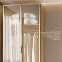 Ver imagem 5 de Guarda-Roupa Modular 80cm com Portas Reflecta e Gaveteiro Jade CabeCasa MadeiraOriginals