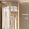 Guarda-Roupa Modular 80cm com Portas Reflecta e Gaveteiro Jade CabeCasa MadeiraOriginals - 5