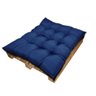 Almofada Futon Alto Oxford 120x100 Pallet Gigante Qualidade Azul Marinho - 2
