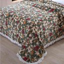 Ver imagem 3 de Colcha Chenille Canelada Rafaella 220x240cm Verde Jolitex