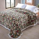 Ver imagem 4 de Colcha Chenille Canelada Rafaella 220x240cm Verde Jolitex