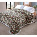 Ver imagem 1 de Colcha Chenille Canelada Rafaella 220x240cm Verde Jolitex