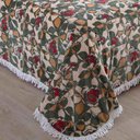 Ver imagem 2 de Colcha Chenille Canelada Rafaella 220x240cm Verde Jolitex