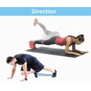 Ver imagem 3 de Kit 5 Faixas Elásticas Mini Band Com 5 Níveis Fisioterapia