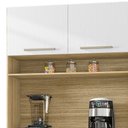 Ver imagem 5 de Armário de Cozinha Compacta 160cm Montreal K02 Freijó/Supremo - Mpozenato