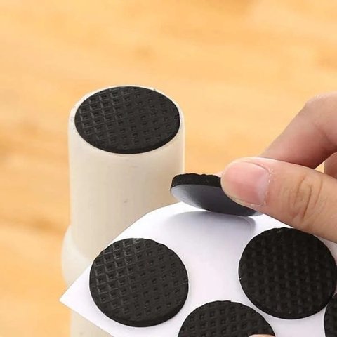 PROTETOR MOVEIS DE BORRACHA ADESIVO CADEIRAS SOFÁS 54 PÇS