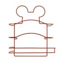 Ver imagem 1 de Suporte Para Rolos Triplo Vermelho Mickey - Disney