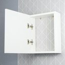 Ver imagem 5 de Armário para Banheiro com Espelho Cairo Branco 26cm