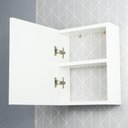 Ver imagem 3 de Armário para Banheiro com Espelho Cairo Branco 26cm