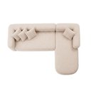 Ver imagem 5 de Sofá Orgânico Módulo Curvo Siena 2,6MTS Boucle Bege - Montanari'S Decor