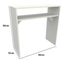 Ver imagem 3 de Kit Manicure Mesa, Carrinho, Estante Esmalte, Trio De Nichos