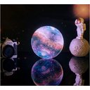 Ver imagem 5 de Luminária Lua Cheia 3d Abajur Touch 15cm Cores Touch LUA GALAXIA