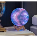 Ver imagem 4 de Luminária Lua Cheia 3d Abajur Touch 15cm Cores Touch LUA GALAXIA