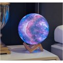Ver imagem 1 de Luminária Lua Cheia 3d Abajur Touch 15cm Cores Touch LUA GALAXIA