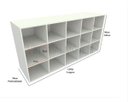 Ver imagem 1 de Armário Colmeia Horizontal M5 100%mdf Estante Prateleira