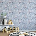 Ver imagem 2 de Papel de Parede Decorativo Floral Variado C/ Borboletas 2,5m