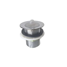 Válvula Para Tanque Metal Cromado com Porca Metal - 1