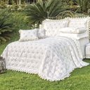 Ver imagem 1 de Kit Cobre Leito Sensualle Casal King 5 Peças Percal 400 Fios 100% Algodão - Branco