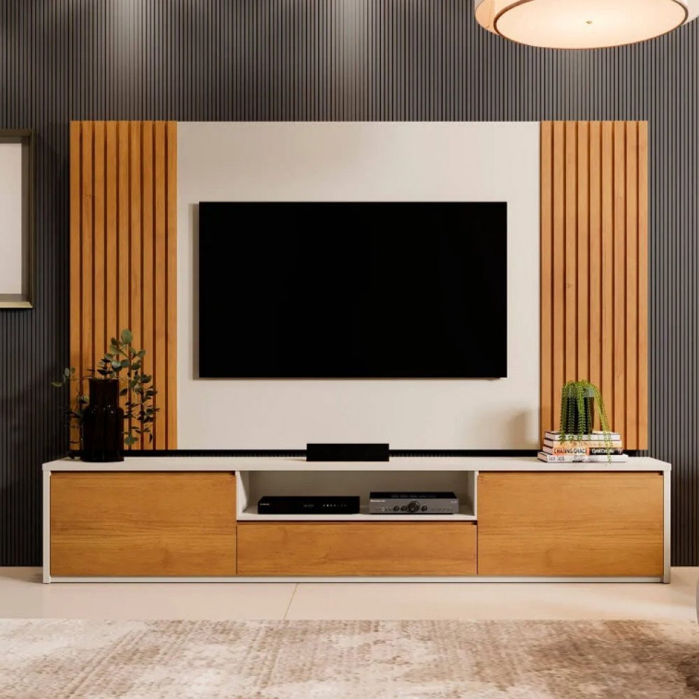 Conjunto de Painel com Rack Vertex para Tv de 65 Polegadas Mavaular - 4