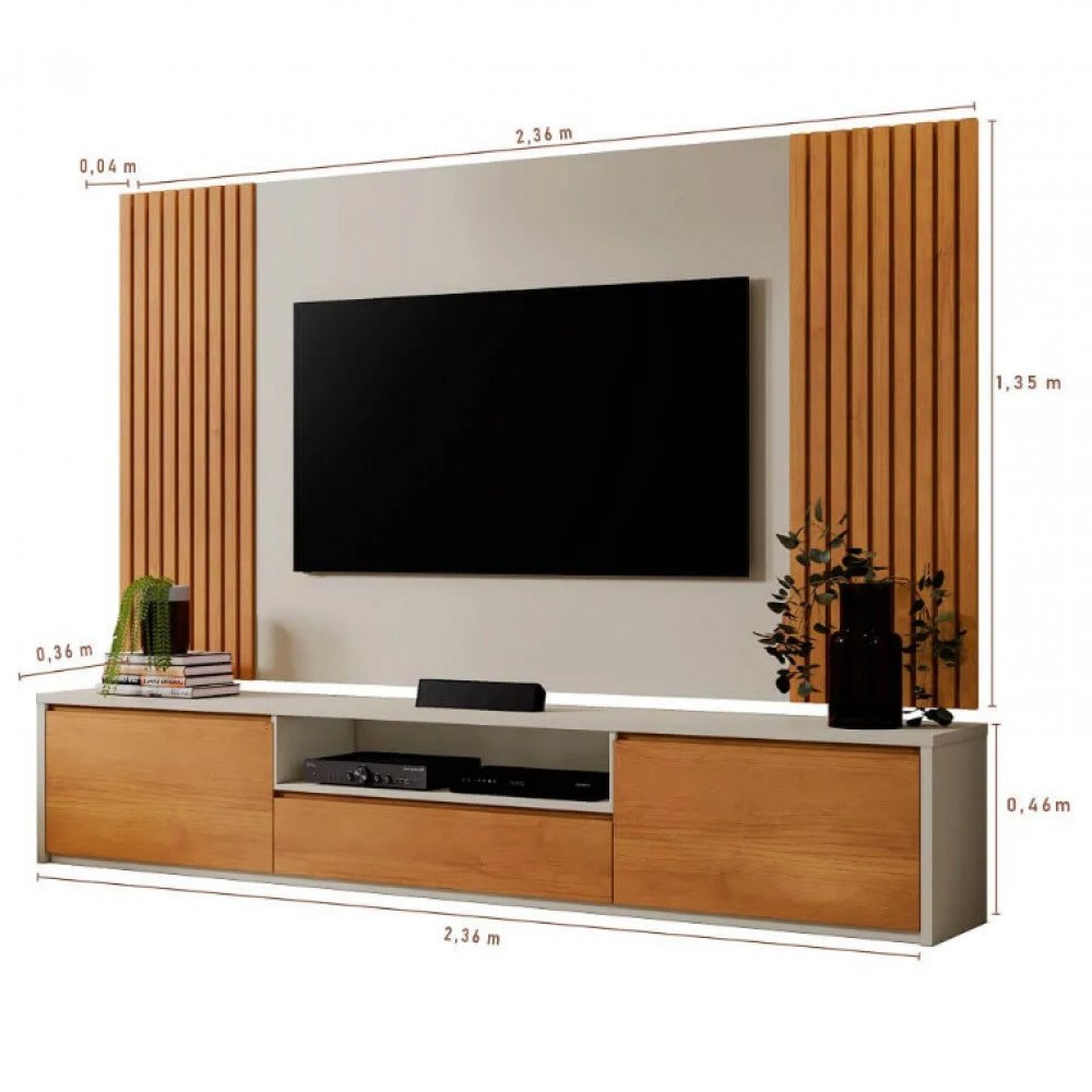 Conjunto de Painel com Rack Vertex para Tv de 65 Polegadas Mavaular - 5