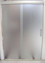 Ver imagem 4 de Vinil Adesivo Jateado Porta Blindex Box Banheiro Janela Vitrine Película Jateada Cristal Lavável