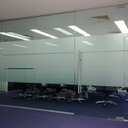 Ver imagem 3 de Vinil Adesivo Jateado Porta Blindex Box Banheiro Janela Vitrine Película Jateada Cristal Lavável