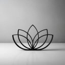 Ver imagem 1 de Estatueta Flor de Lótus - Símbolo Vida, Decoração,quarto