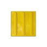Piso Tátil 10pçs Borracha Pvc 25x25 Direcional Amarelo - 1