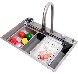 Cuba Cascata Gourmet Premium Torneira Lavador Copos Completa Aço Inoxidável 304 Brinovar - 7