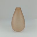Ver mais imagens de Vaso Moana Decorativo Cachepô Enfeite 22x13x13cm Vidro Âmbar