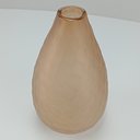 Ver imagem 4 de Vaso Moana Decorativo Cachepô Enfeite 22x13x13cm Vidro Âmbar