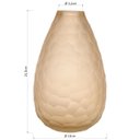 Ver imagem 3 de Vaso Moana Decorativo Cachepô Enfeite 22x13x13cm Vidro Âmbar