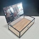 Ver imagem 6 de Porta Joias Decorativo Enfeite Organizador Home&co Vidro 6x12x21cm Bege