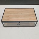 Ver imagem 3 de Porta Joias Decorativo Enfeite Organizador Home&co Vidro 6x12x21cm Bege