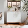 Buffet 02 Portas sem Gaveta Flow Branco - 2