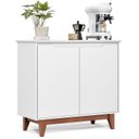 Ver imagem 1 de Buffet 02 Portas sem Gaveta Flow Branco