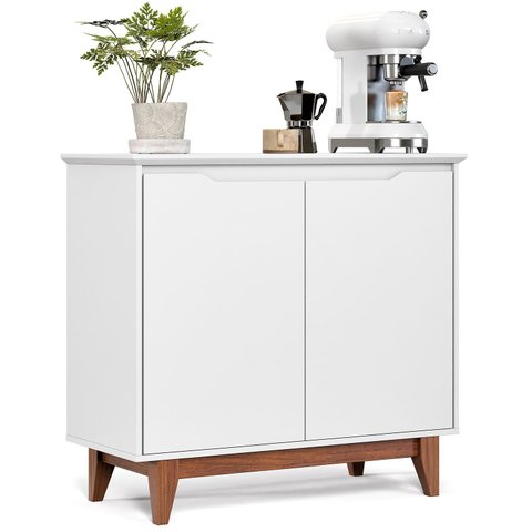 Buffet 02 Portas sem Gaveta Flow Branco