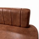 Ver imagem 6 de Sofá Decorativo Orgânigo Curvo Sala de Estar Recepção Estudio Estilo Feijao - Paraná Metal:Marrom