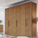 Ver mais imagens de Guarda Roupa Casal New Messina 6 Portas 4 Gavetas Cumaru 23 – Novo Horizonte