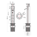 Ver imagem 6 de Tomada Elétrica para Mesa Forma de Torre Usb Tipo C