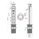 Ver imagem 6 de Tomada Elétrica para Mesa Forma de Torre Usb Tipo C
