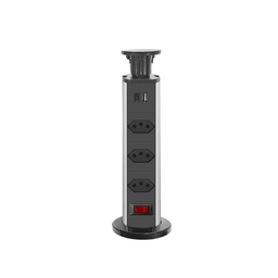 Tomada Elétrica para Mesa Forma de Torre Usb Tipo C - 1