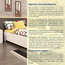 Ver imagem 6 de Cama Solteiro em MDP 94cm x 193cm Grecia Yescasa Branco/Neve