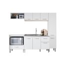 Ver imagem 2 de Cozinha Modulada 9 Portas Larissa Branco- ALJ Móveis