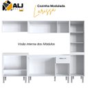 Ver imagem 5 de Cozinha Modulada 9 Portas Larissa Branco- ALJ Móveis