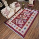 Ver imagem 5 de Tapete Sala Kilin Gashgai 240x300 Dupla Face Tribal 2 Red