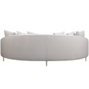 Ver imagem 6 de Sofá 3 Lugares para Sala de Estar Living Orgânico 190cm Moah T03 Linho Bege - Lyam Decor