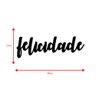 FRASE PAREDE FELICIDADE - 2